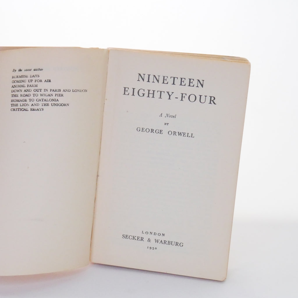 Nineteen Eighty‑Four - George Orwell (First Edition, 1950)