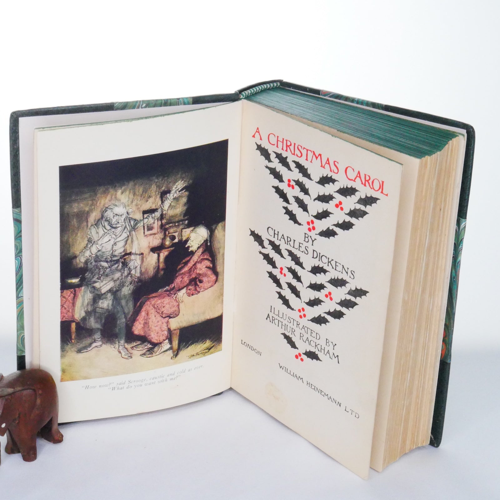 A Christmas Carol – Charles Dickens, Illustrated by Arthur Rackham (William Heinemann, 1933)