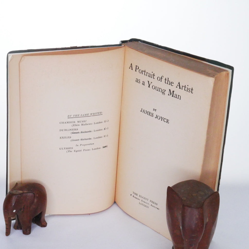 A Portrait of the Artist as a Young Man – James Joyce (The Egoist Press, 1918)