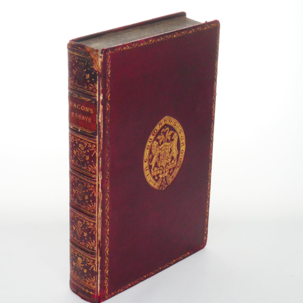 Bacon's Essays – Francis Bacon (Macmillan and Co., 1906, Fine Prize Binding)