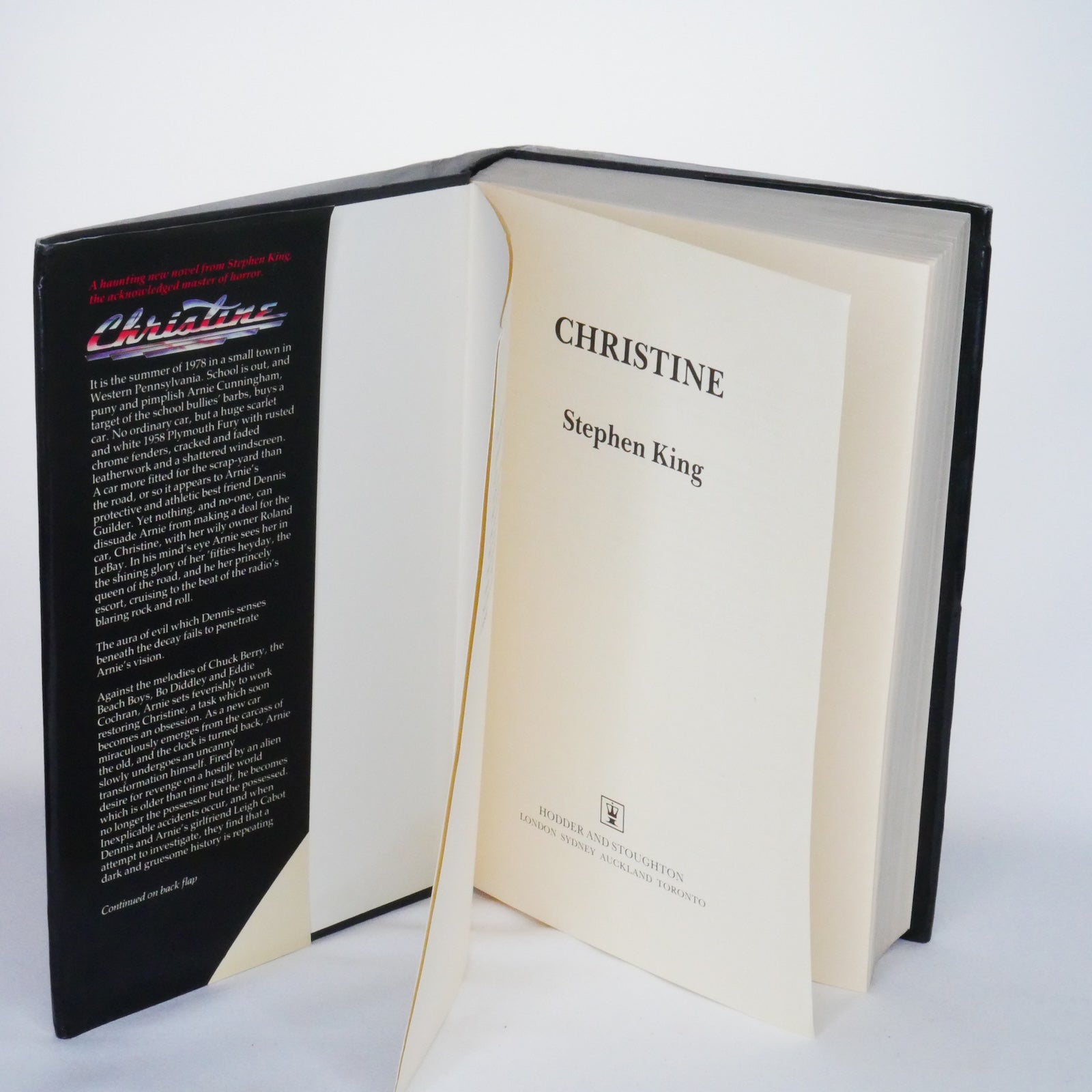 Christine - Stephen King (Hodder & Stoughton, First Edition 1983)