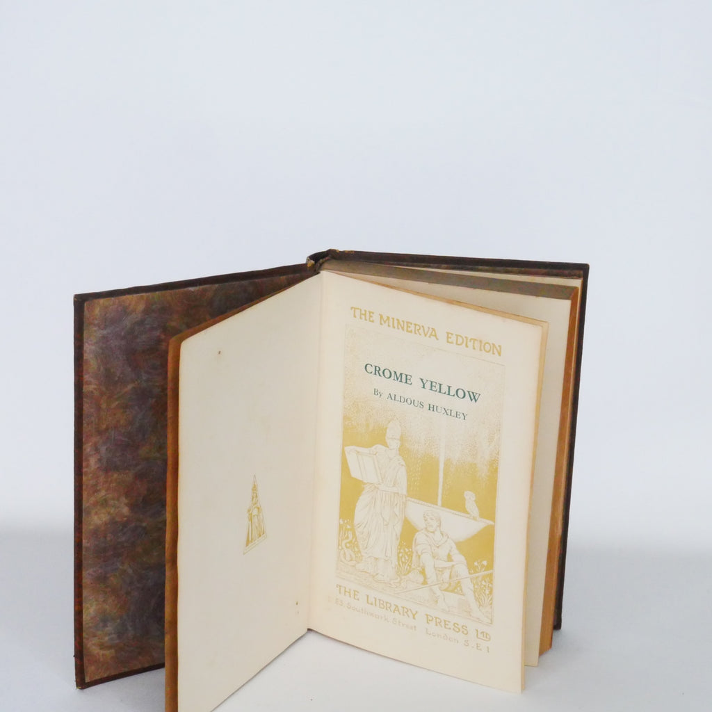 Crome Yellow - Aldous Huxley (The Library Press, Minerva Edition, London)