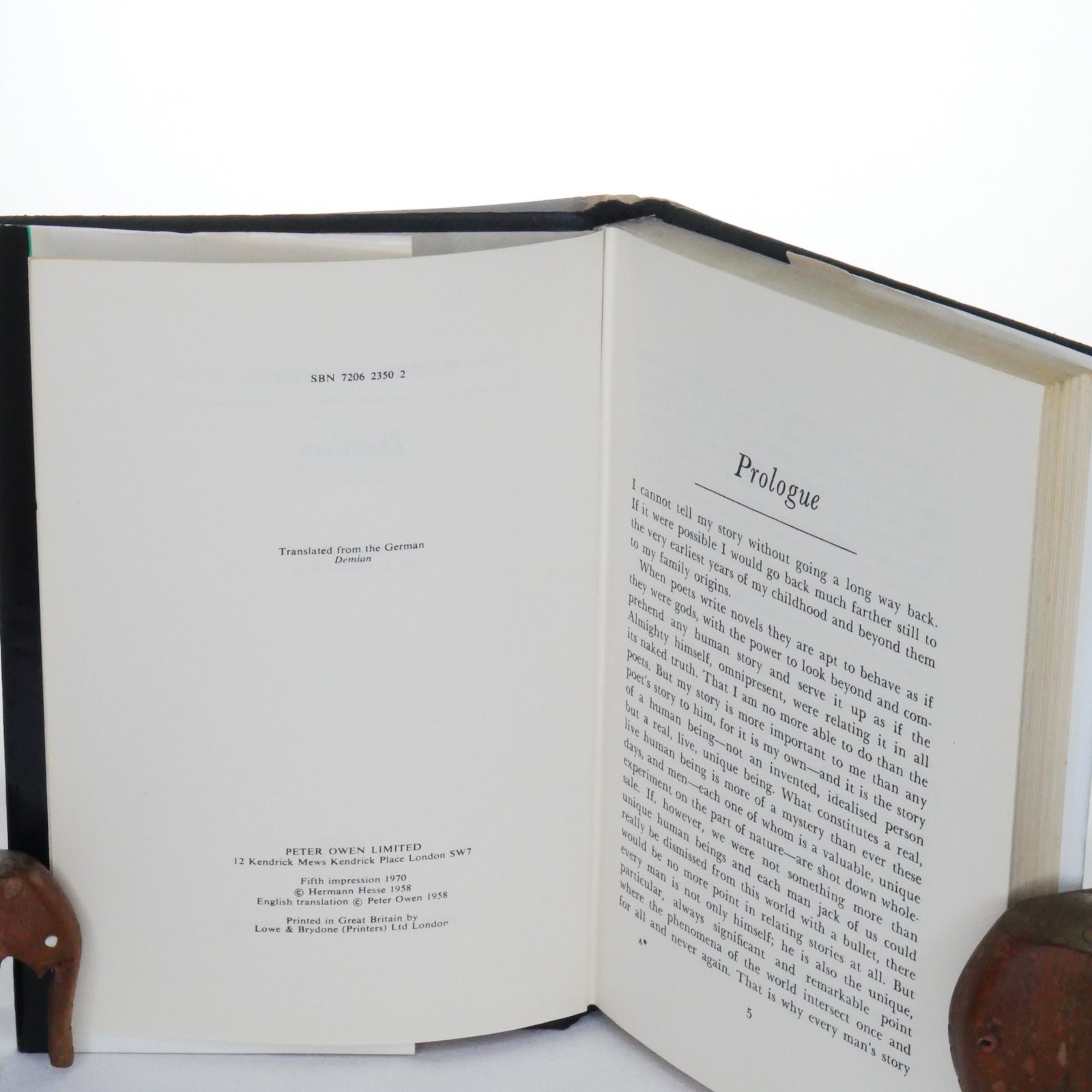 Demian - Hermann Hesse (Peter Owen, 5th Impression 1970)