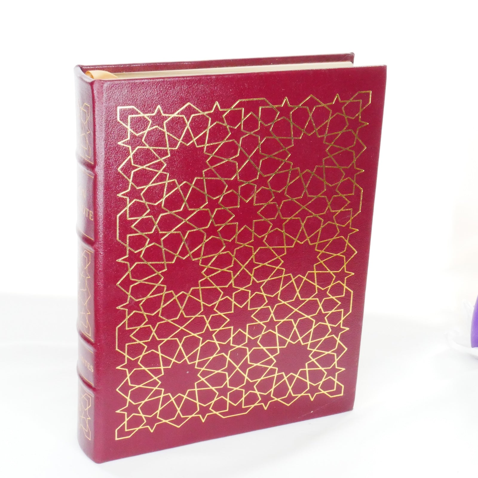 Don Quixote - The Ingenious Gentleman of La Mancha - Cervantes, translated by John Ormsby (Easton Press Collector's Edition, 1979 — Full Leather)