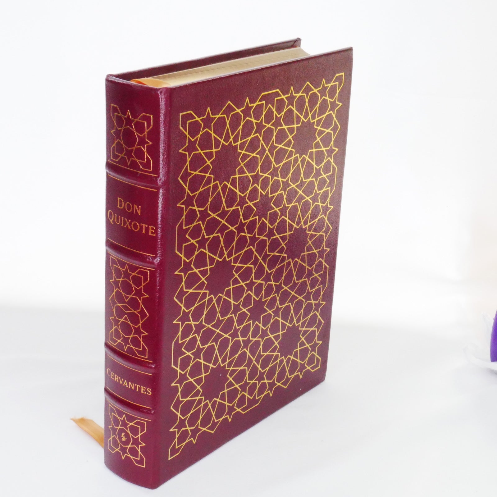 Don Quixote - The Ingenious Gentleman of La Mancha - Cervantes, translated by John Ormsby (Easton Press Collector's Edition, 1979 — Full Leather)