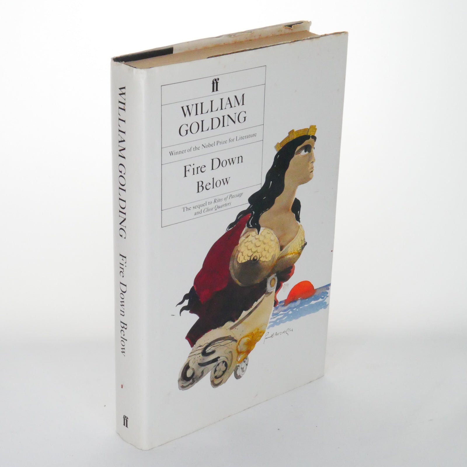 Fire Down Below – William Golding (1st Edition, Faber and Faber, 1989)