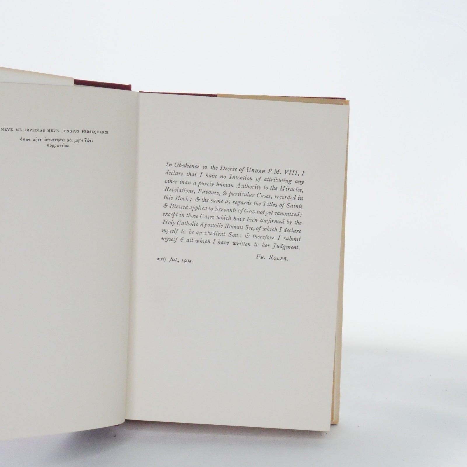 Hadrian the Seventh - Fr. Rolfe (Chatto & Windus, 1959)