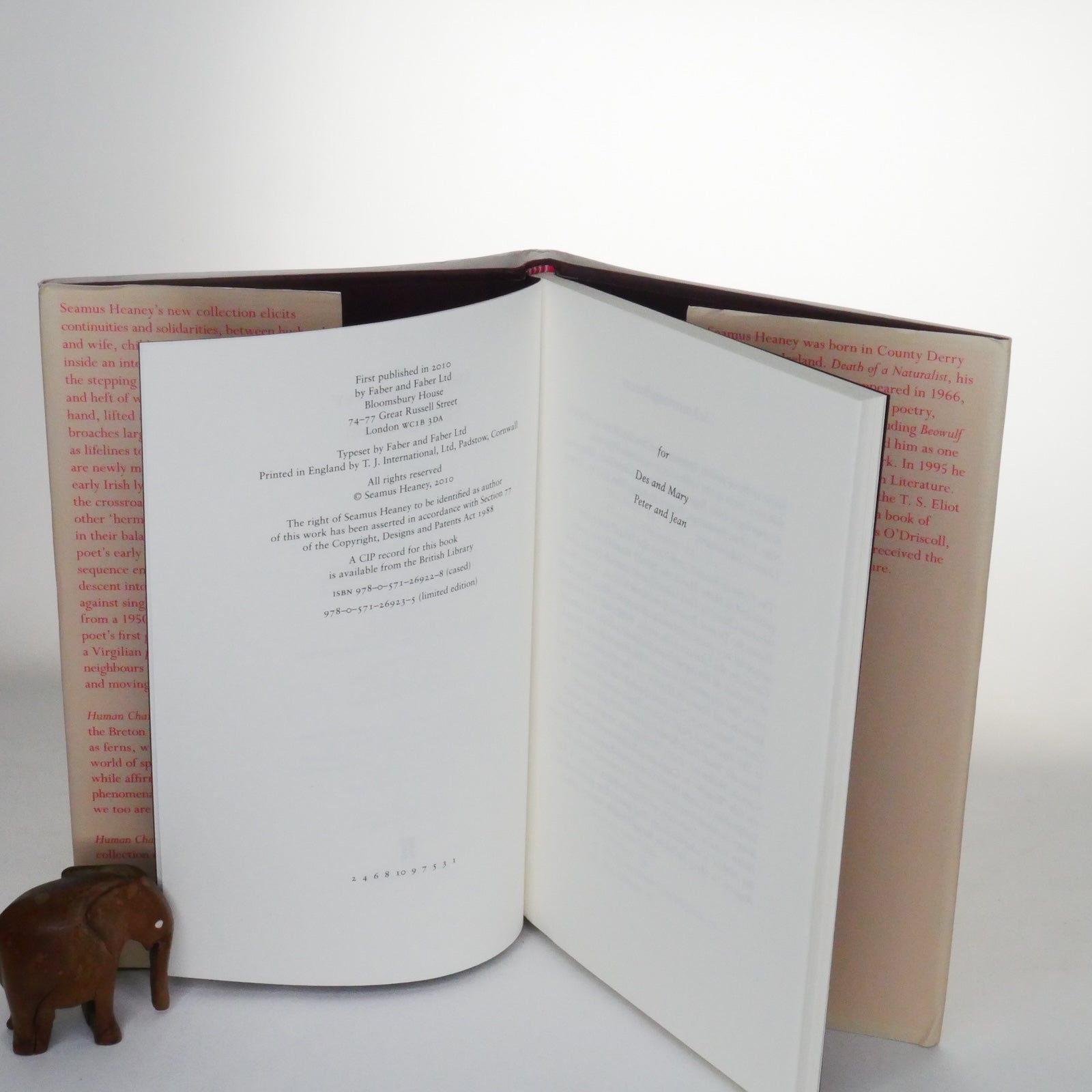 Human Chain – Seamus Heaney (Faber and Faber, First Edition 2010)