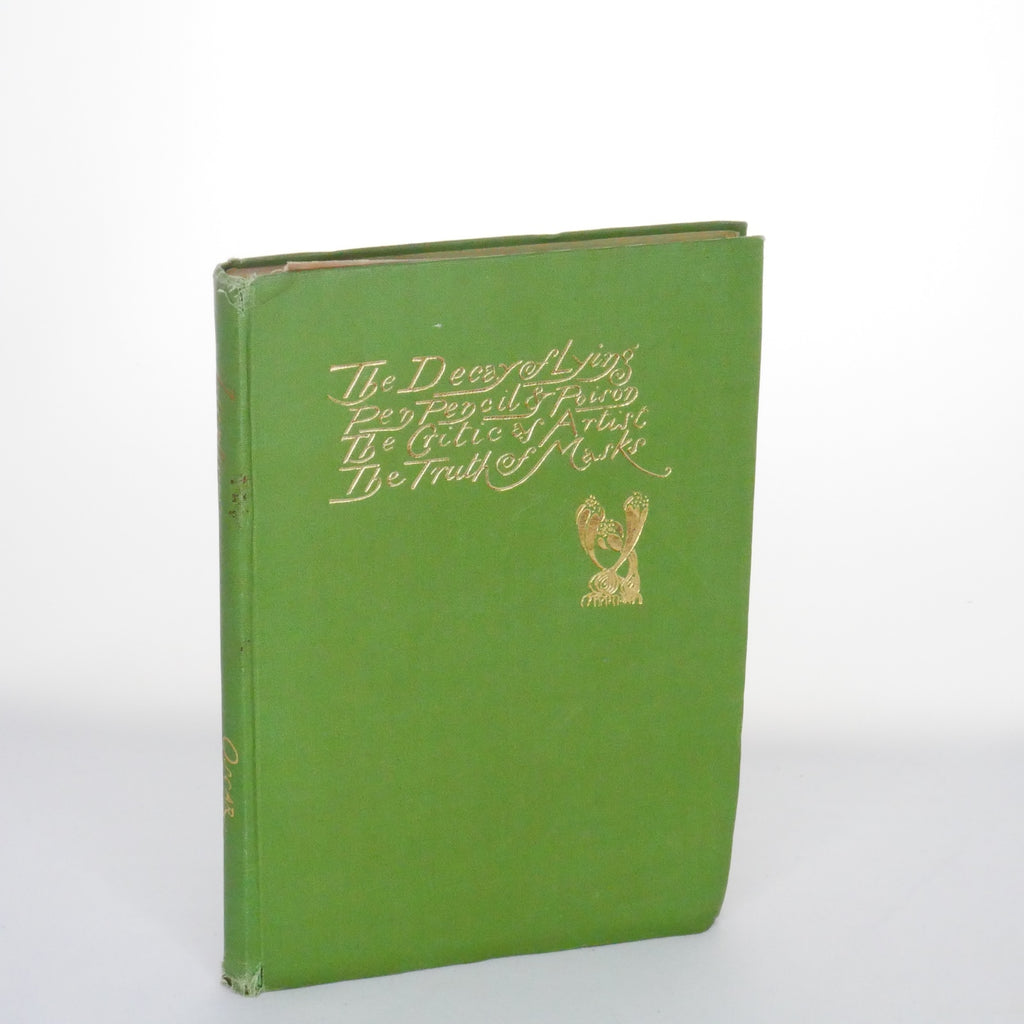 Intentions – Oscar Wilde (Unicorn Press, 1945)