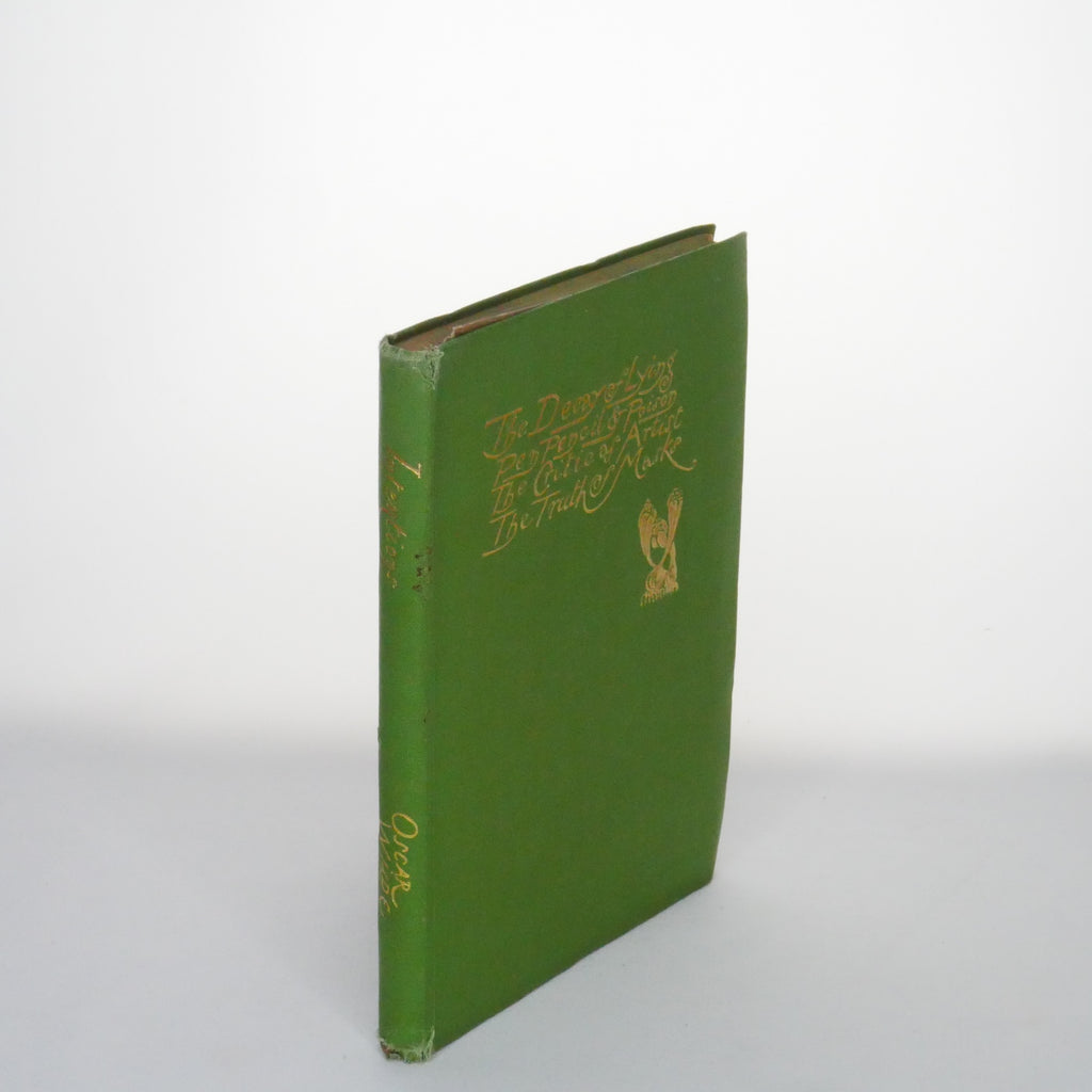 Intentions – Oscar Wilde (Unicorn Press, 1945)