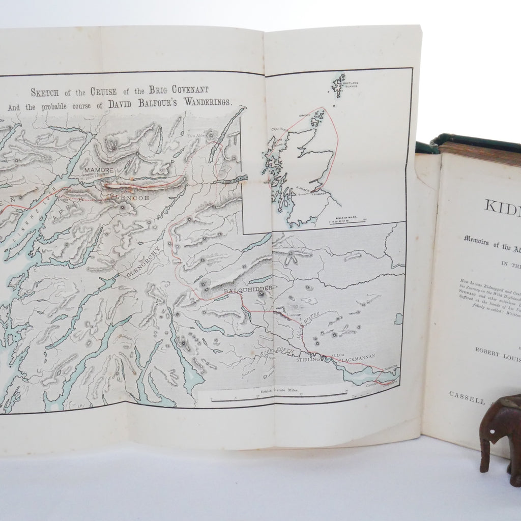 Kidnapped - Robert Louis Stevenson (Cassell & Company, 1886, First Edition)