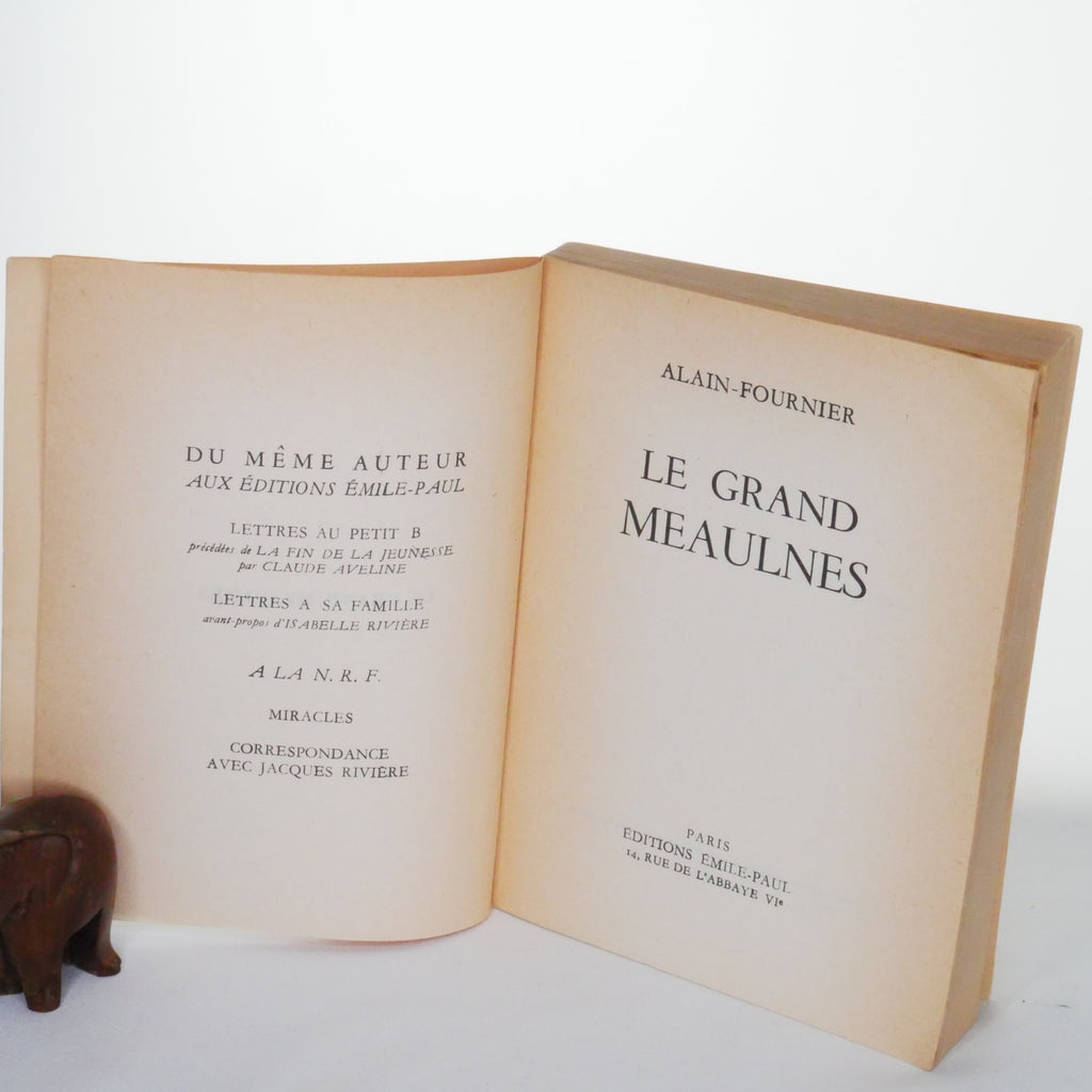 Le Grand Meaulnes – Alain-Fournier ( Éditions Émile-Paul, Paris, c.1930s)