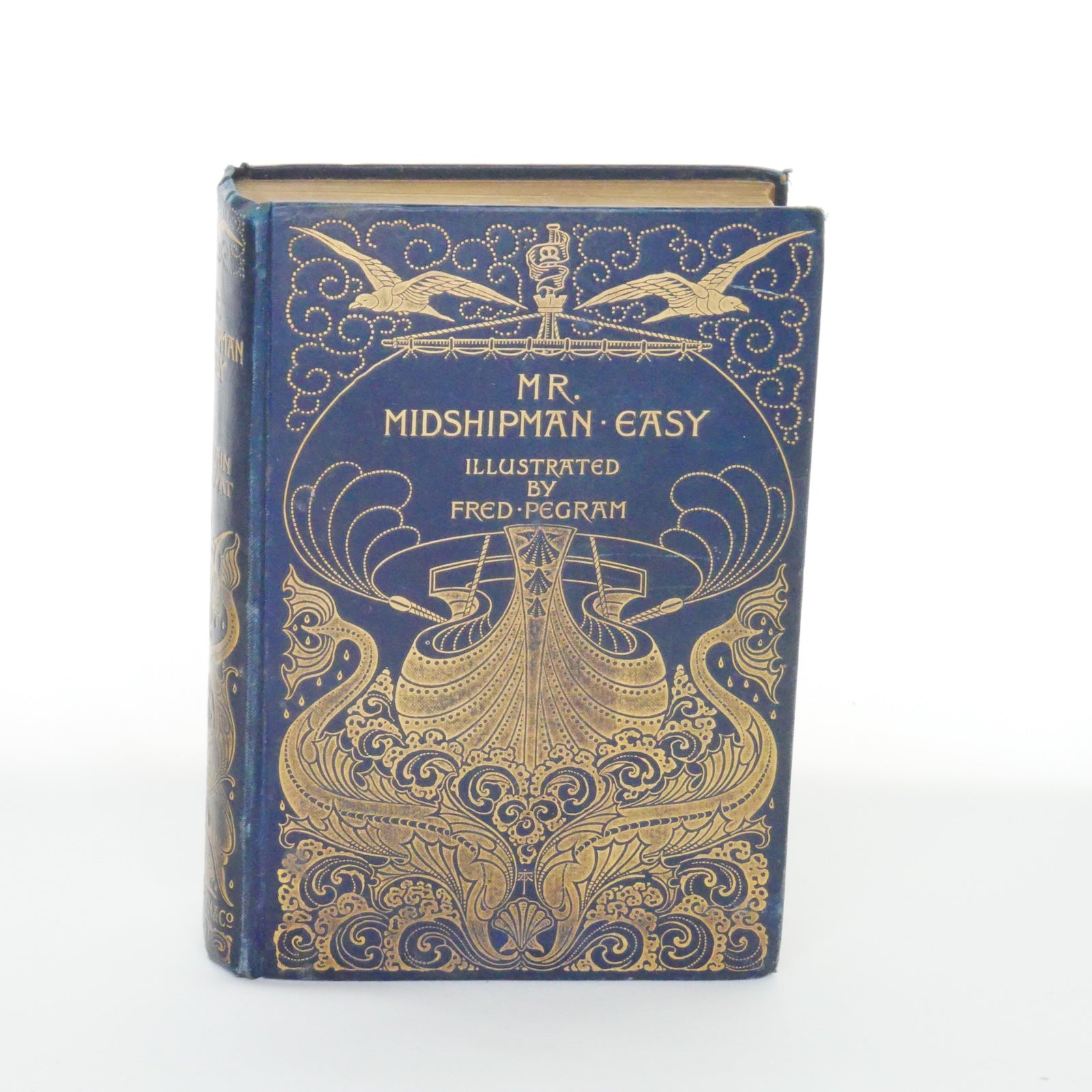 Mr. Midshipman Easy - Captain Marryat, Illustrated by Fred Pegram (Macmillan, 1896)