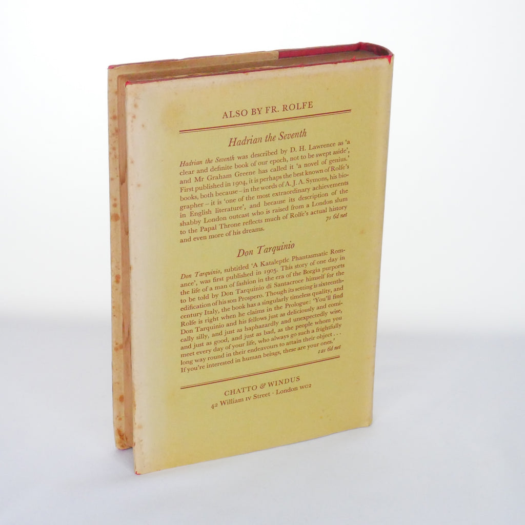 Nicholas Crabbe - Fr. Rolfe (Baron Corvo) (Chatto & Windus, First Edition, 1958)