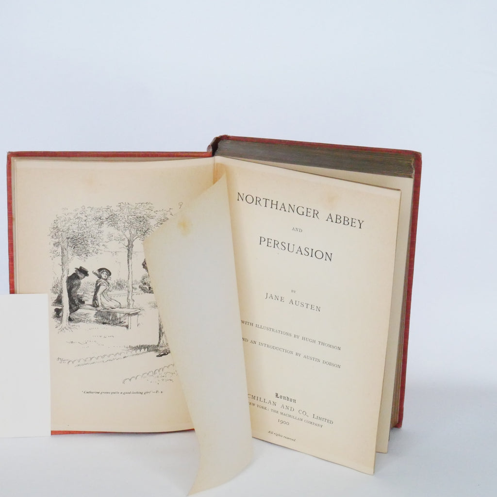 Northanger Abbey and Persuasion - Jane Austen (MacMillan, 1900 reprint of 1897 First Illustrated Edition)