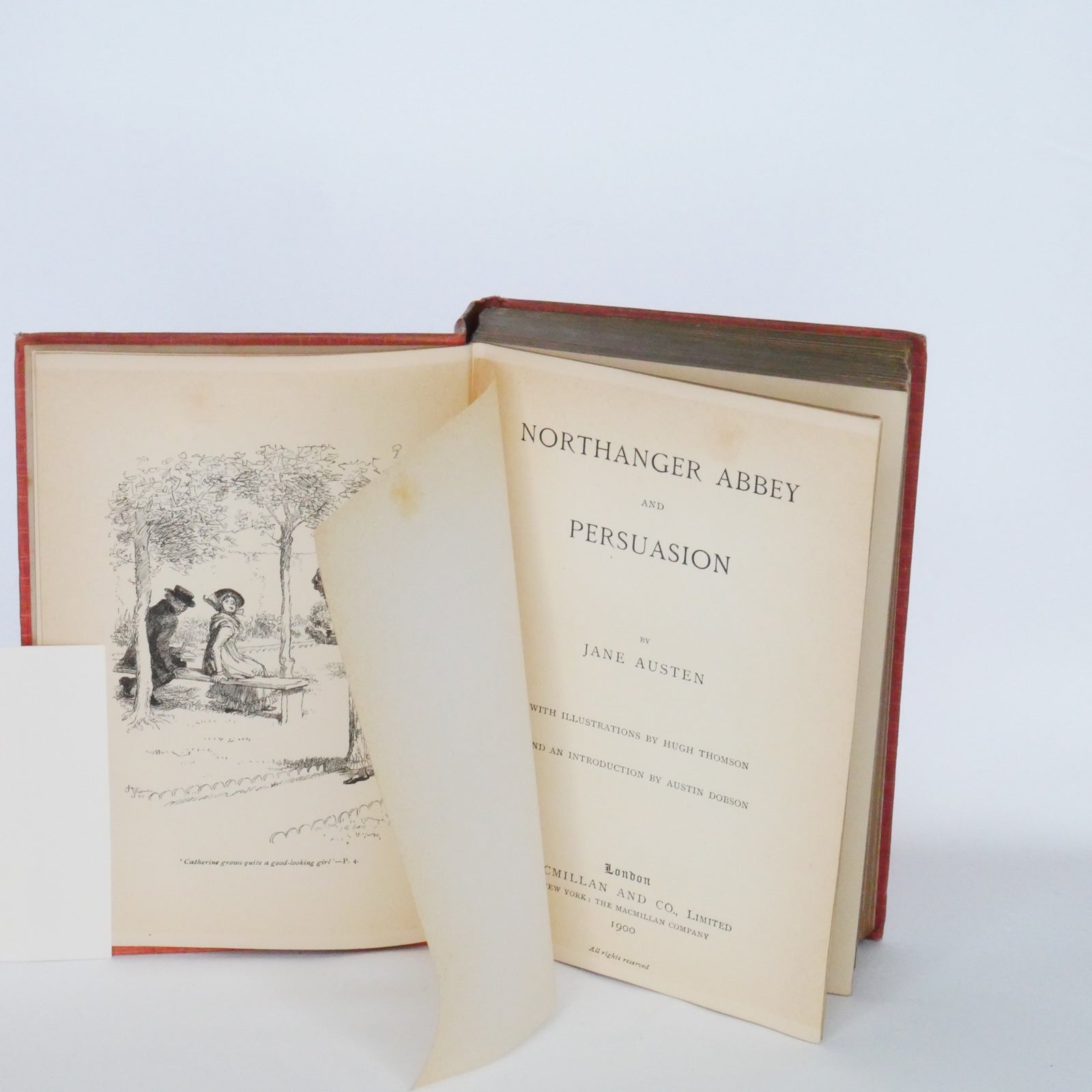 Northanger Abbey and Persuasion - Jane Austen (MacMillan, 1900 reprint of 1897 First Illustrated Edition)
