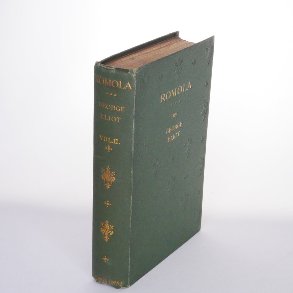 Romola – Volume II – George Eliot – Ed. Dr. Guido Biagi (T. Fisher Unwin, 1907)