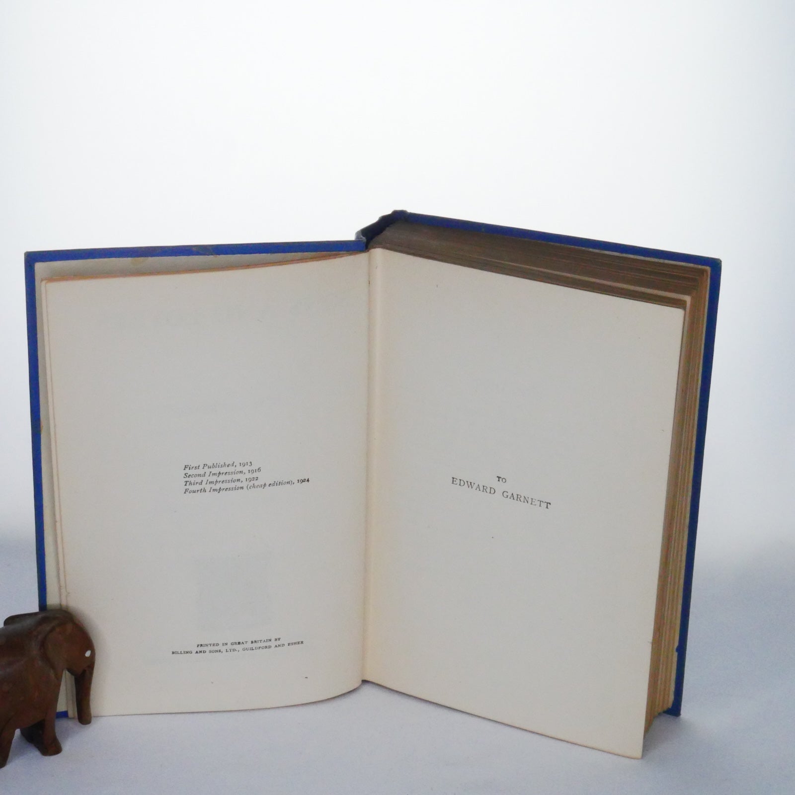 Sons and Lovers – D. H. Lawrence (Duckworth and Co., Fourth Impression 1924)