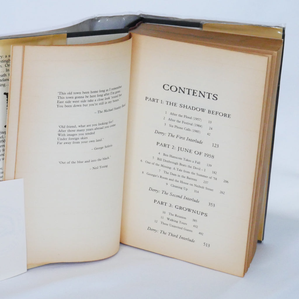 It - Stephen King (Hodder & Stoughton, UK First Edition, 1986)