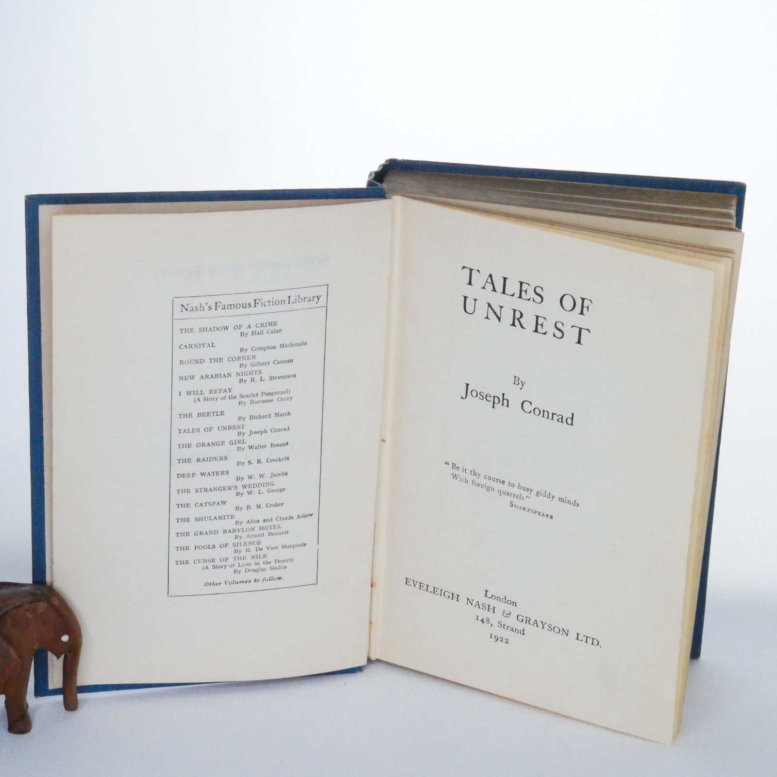 Tales of Unrest – Joseph Conrad (1922 – Eveleigh Nash & Grayson)