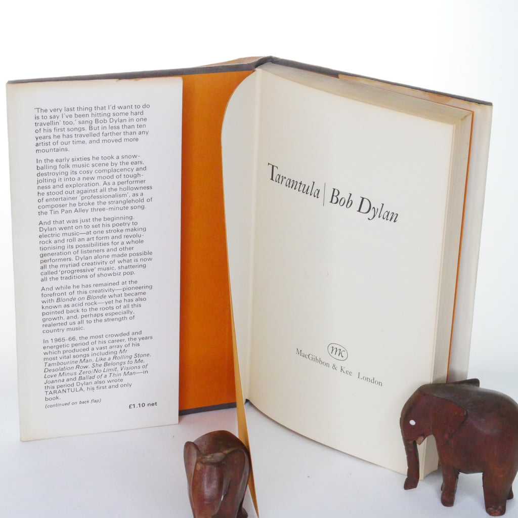 Tarantula – Bob Dylan (First Edition, MacGibbon & Kee, 1971)