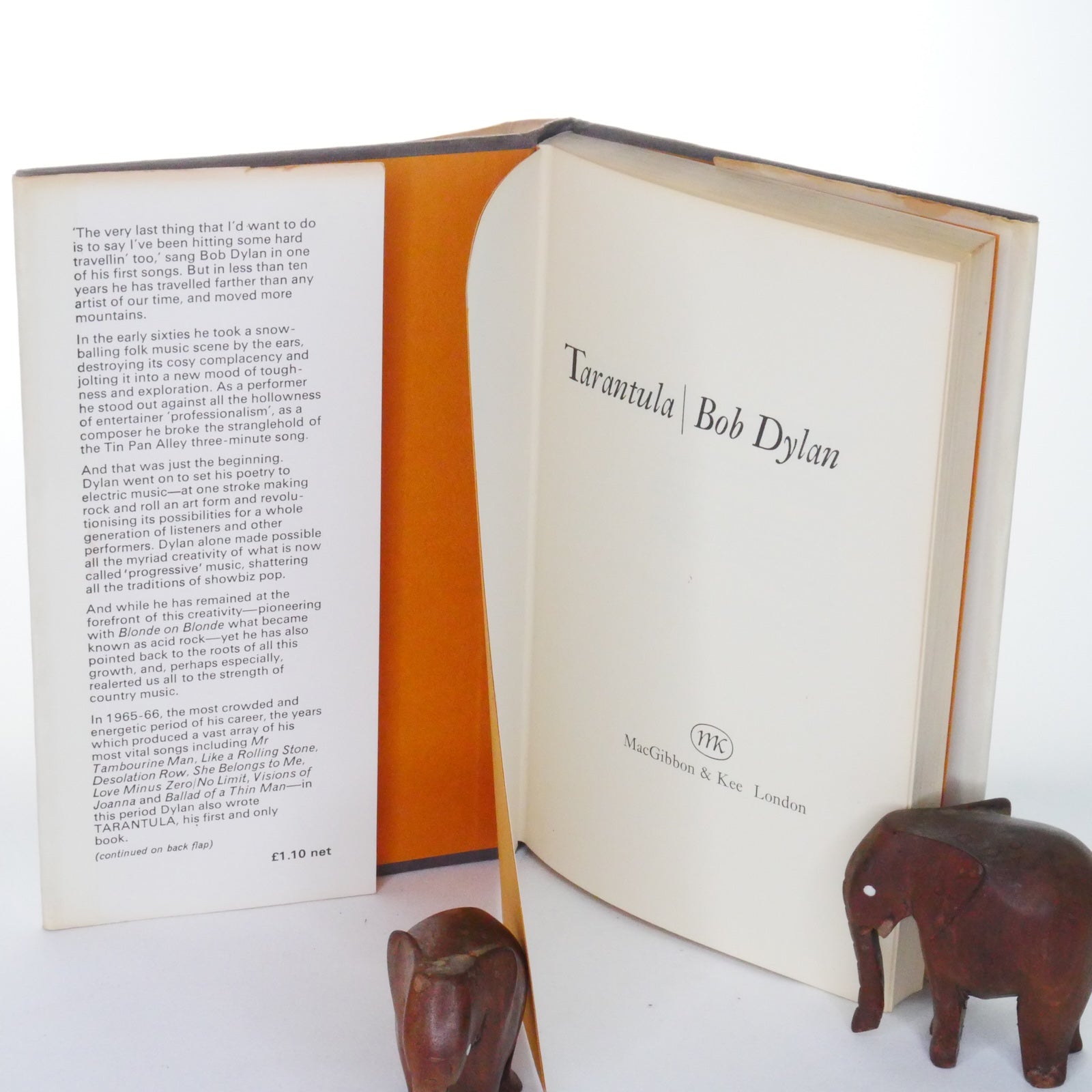 Tarantula – Bob Dylan (First Edition, MacGibbon & Kee, 1971)