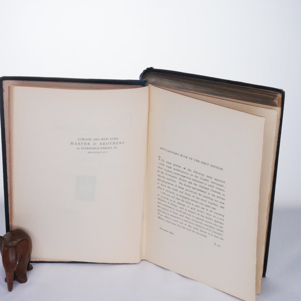 Tess of the D'Urbervilles – Thomas Hardy (Harper & Brothers, 1898)