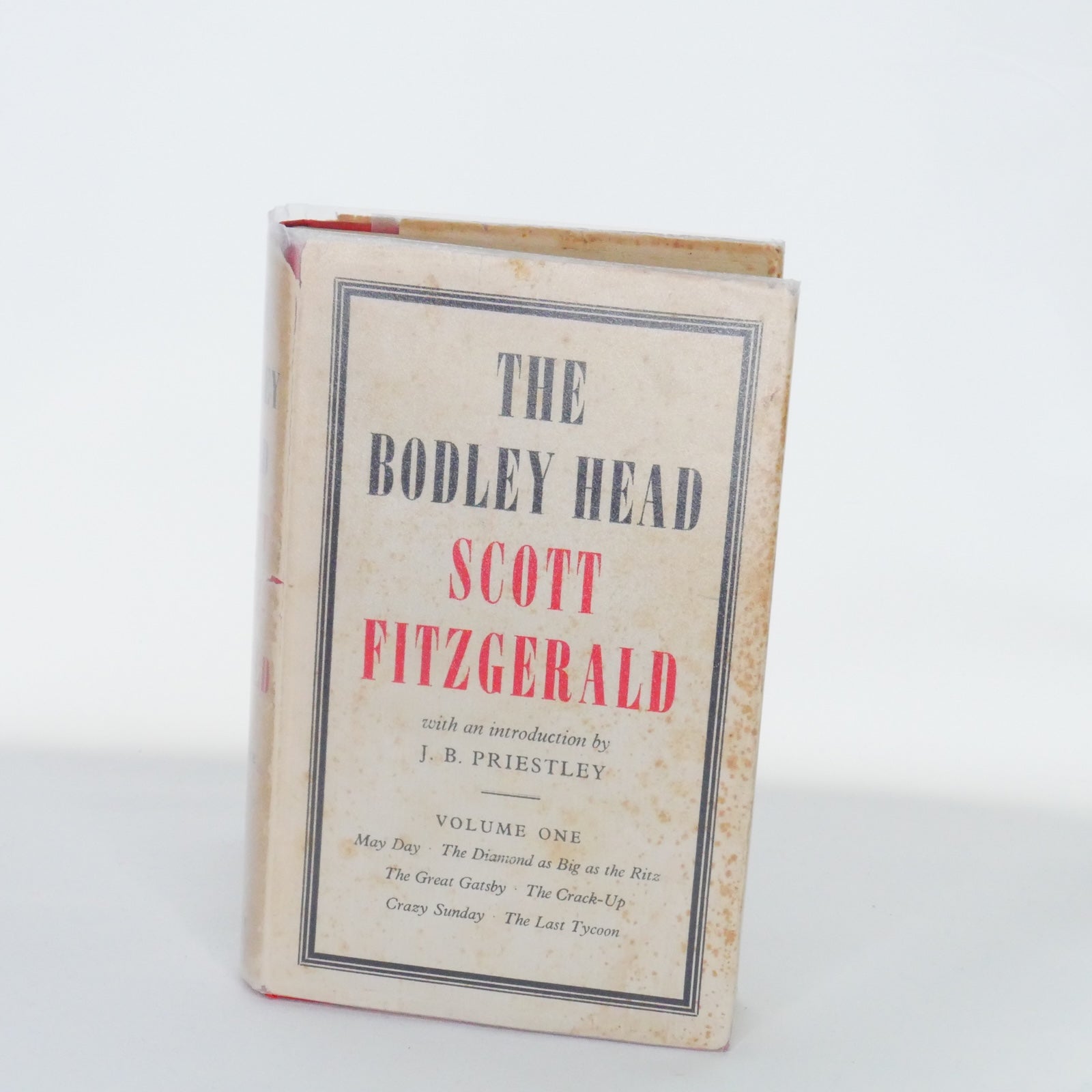 The Bodley Head Scott Fitzgerald Vol. I, Second Impression — Introduction by J.B. Priestley (The Bodley Head, London)