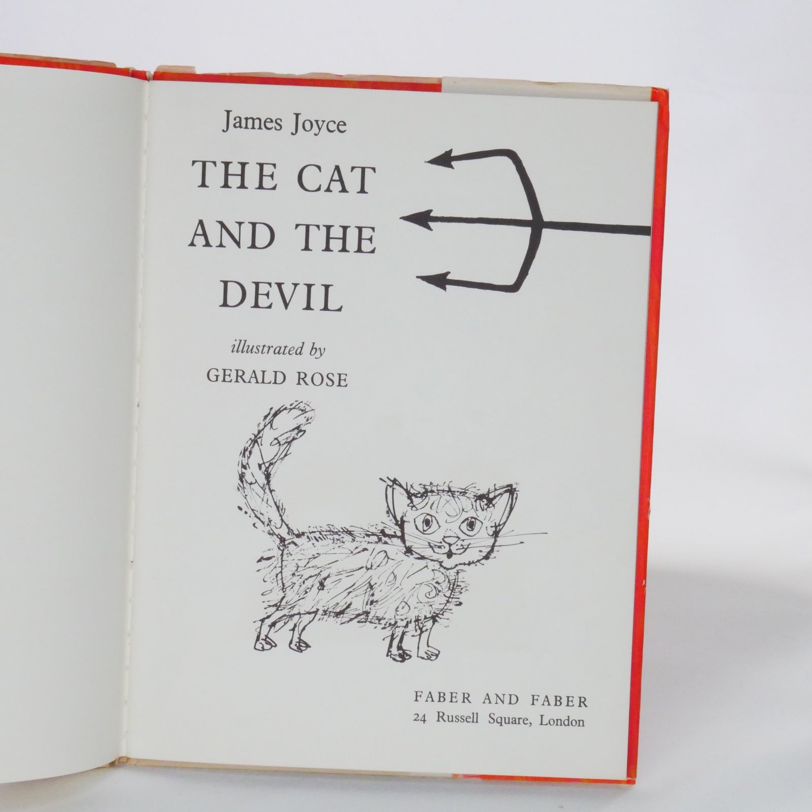 The Cat and the Devil - James Joyce, illustrated by Gerald Rose (Faber and Faber, First Edition)