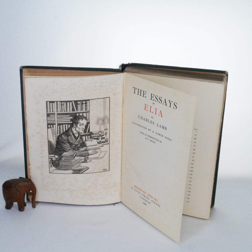 The Essays of Elia – Charles Lamb (Methuen & Co., 1902 – Illustrated by A. Garth Jones)