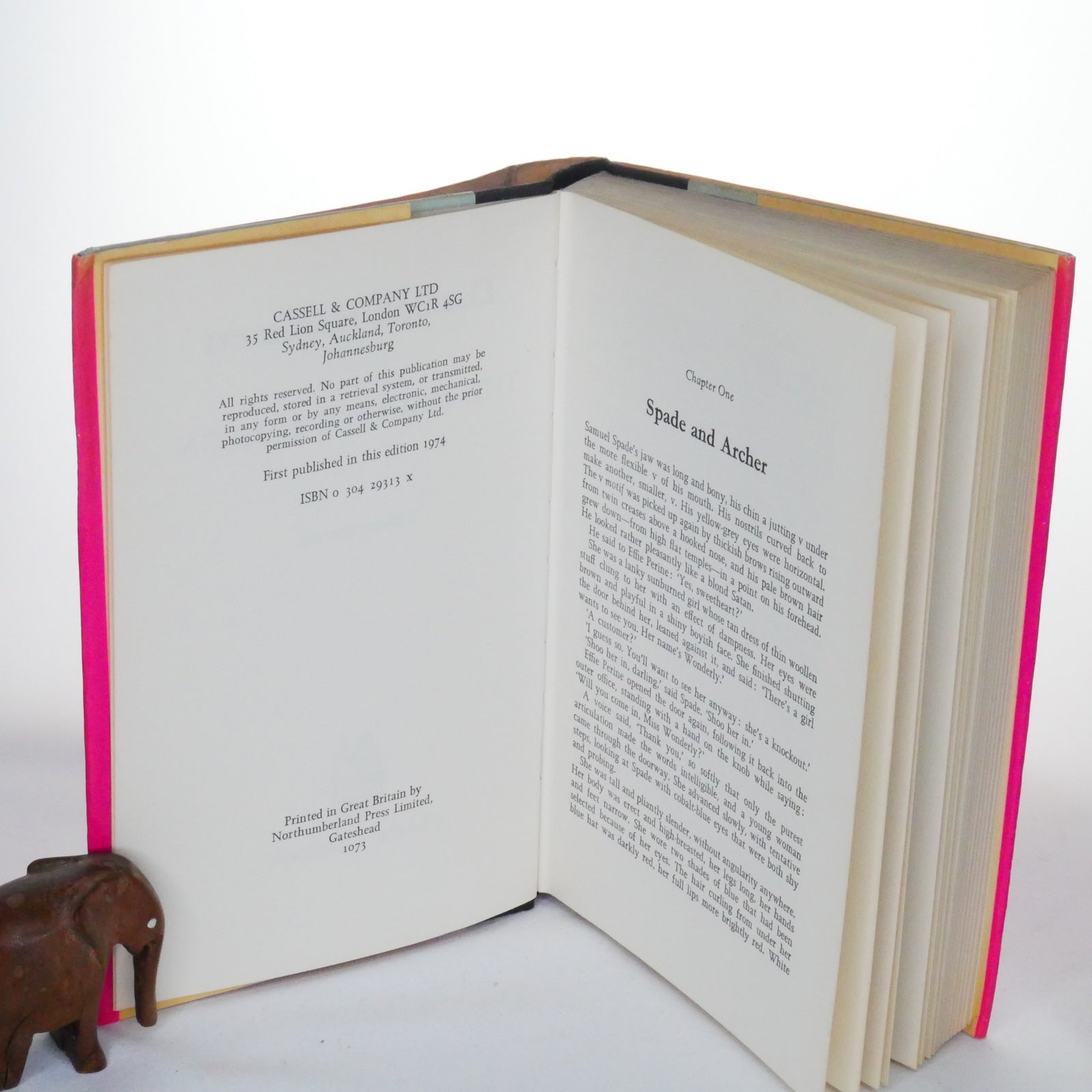 The Maltese Falcon – Dashiell Hammett (Cassell Uniform Edition, 1974)