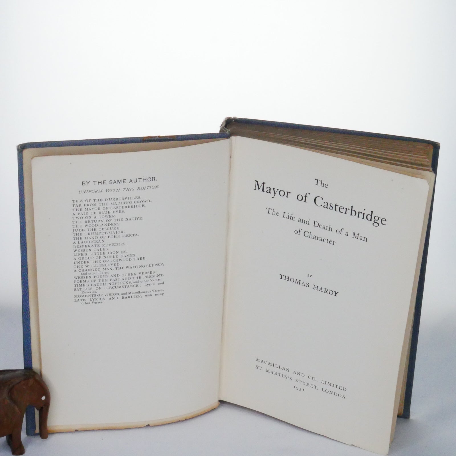 The Mayor of Casterbridge – Thomas Hardy (Macmillan and Co., 1931)