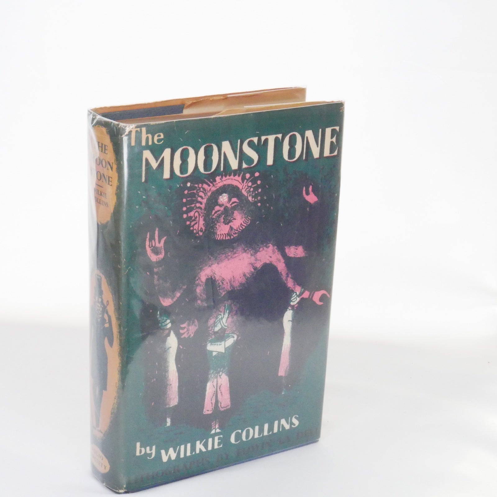 The Moonstone - Wilkie Collins (Folio Society, 1951 — Striking Hindu Deity Dust Jacket)