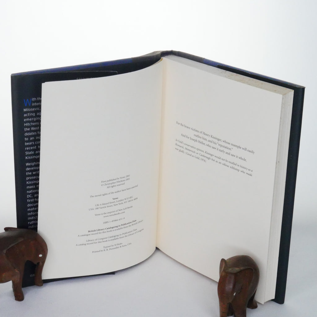 The Trial of Henry Kissinger – Christopher Hitchens (First Edition, Verso, 2001)