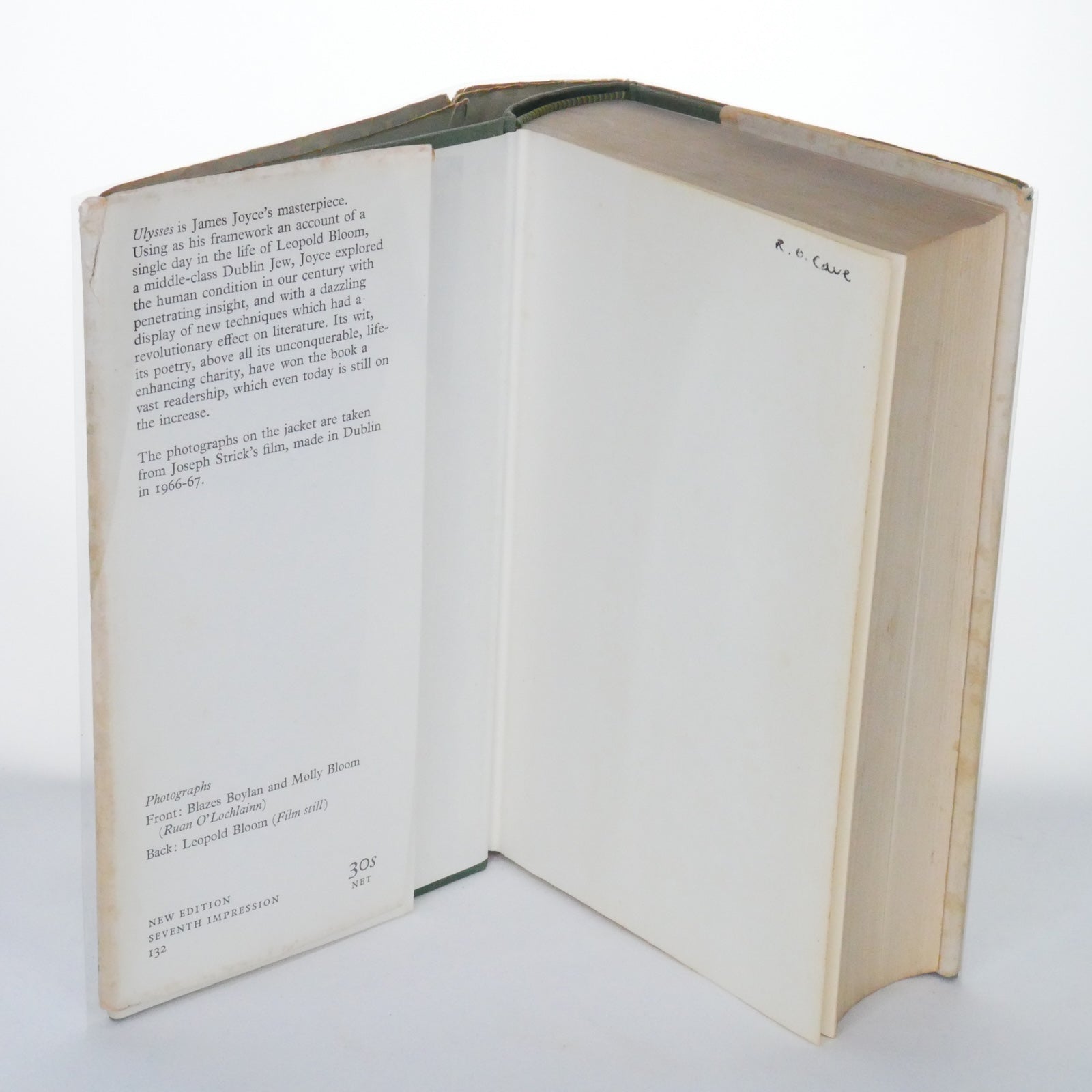 Ulysses – James Joyce (New Edition, Seventh Impression 1967 – The Bodley Head)