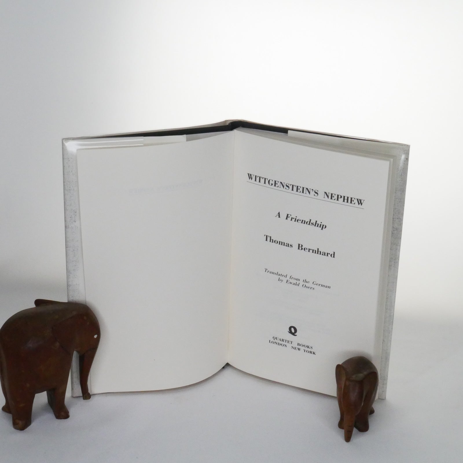 Wittgenstein's Nephew: A Friendship – Thomas Bernhard (Quartet Books, First UK Edition 1986)